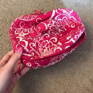 Vera Bradley Twirly Birds Pink go round Cosmetic